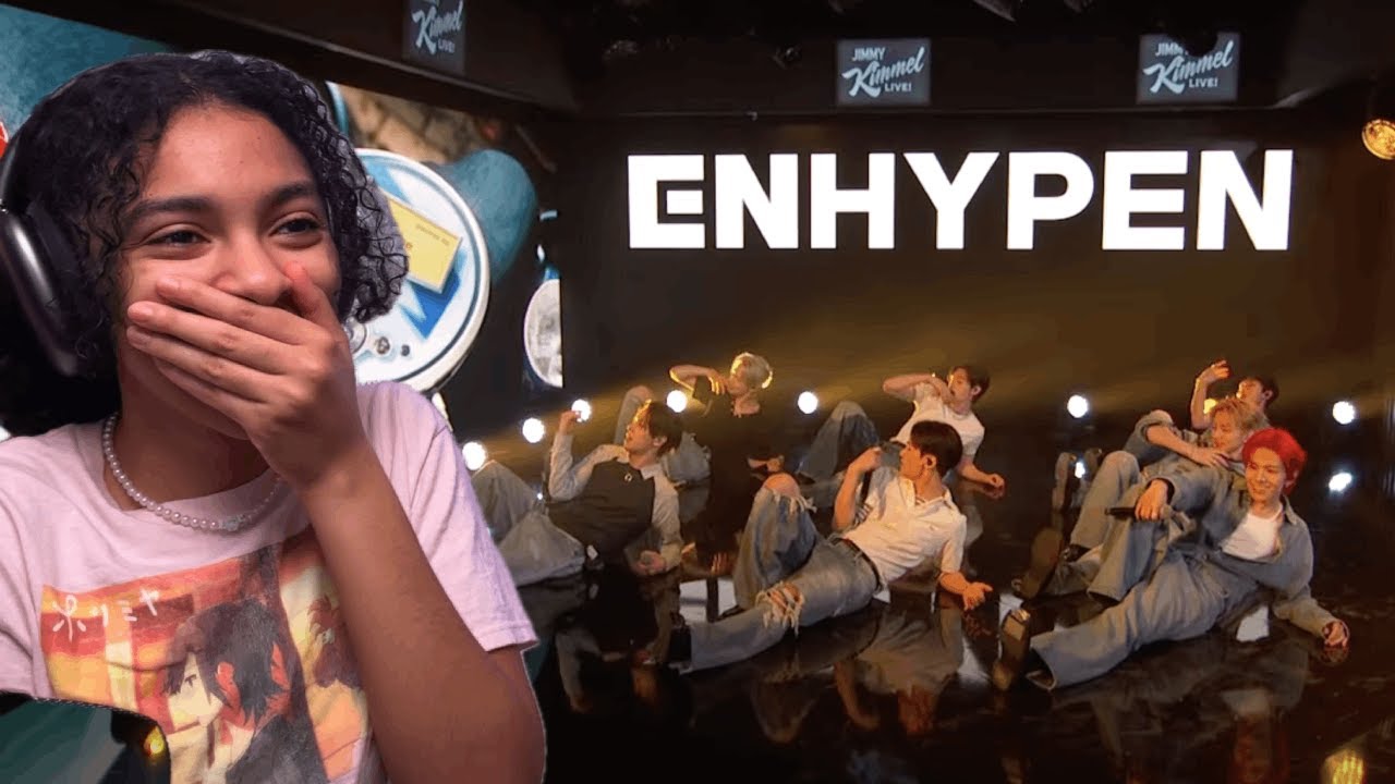 LOOSE LIVE PERFORMANCE 🔥| ENHYPEN – Loose Jimmy kimmel Reaction