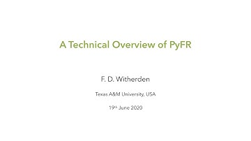 A Technical Overview of PyFR
