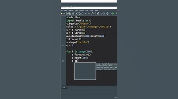 Amazing Star Design Using Python Turtle