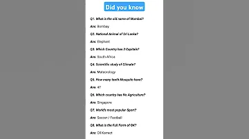 India GK Questions Did You Know Shorts Shortvideo Shortsfeed Gk Youtubeshorts 