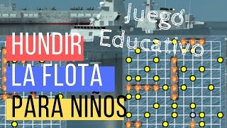 Hundir la Flota para niños Online. Juego Educativo screenshot 2