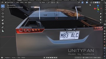 #153 3d sketching a car in blender Part 47 - 4x timelapse