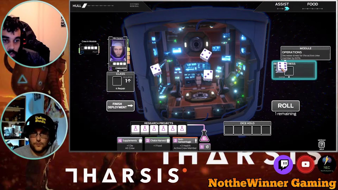 Tharsis is fun!! Space Dice Game