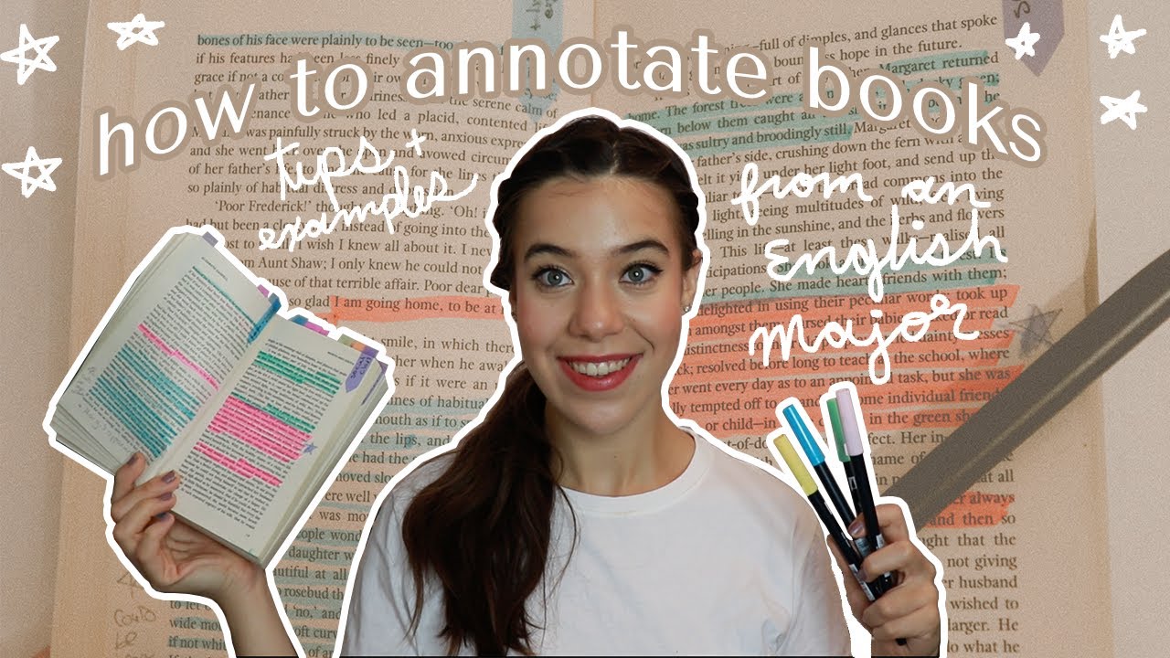 how I annotate my books ! (super simple & aesthetic) (routine/supplies) 