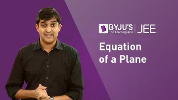 JEE Concept - Point-Normal Form - Equation of a Plane