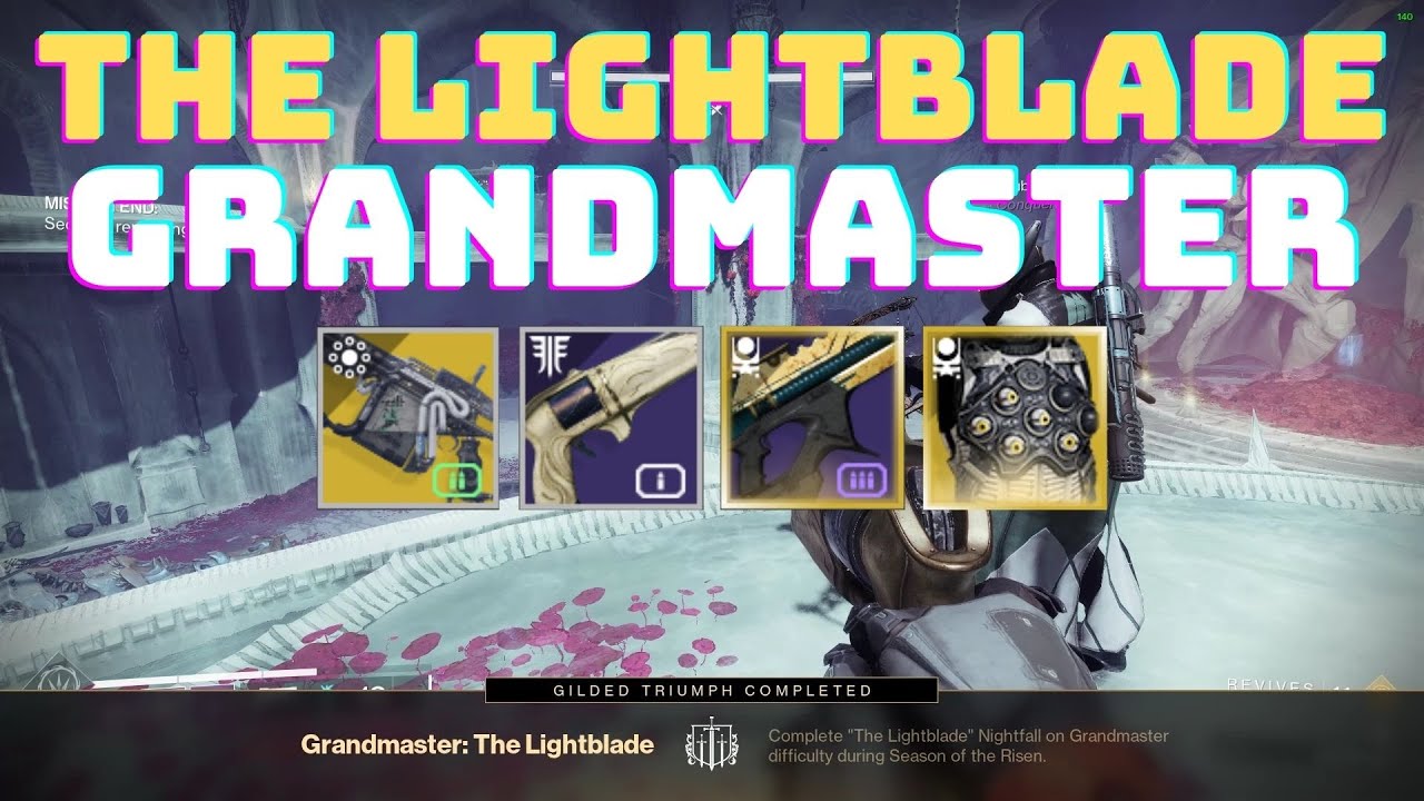 Grandmaster Nightfall, The Lightblade. LFG Run - Hunter Gameplay | Destiny 2 Season 16