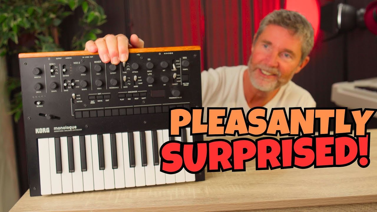 KORG MONOLOGUE Review // Fun, Friendly and Affordable Synth - YouTube