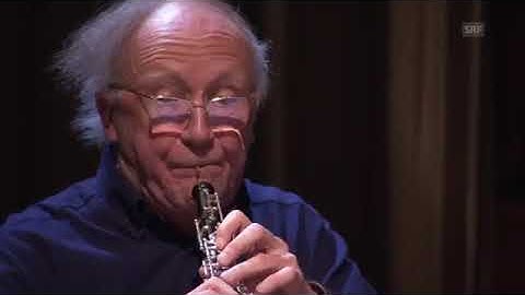 Heinz Holliger  Oboenquartett in F Dur, KV 370, von Wolfgang Amadeus Mozart