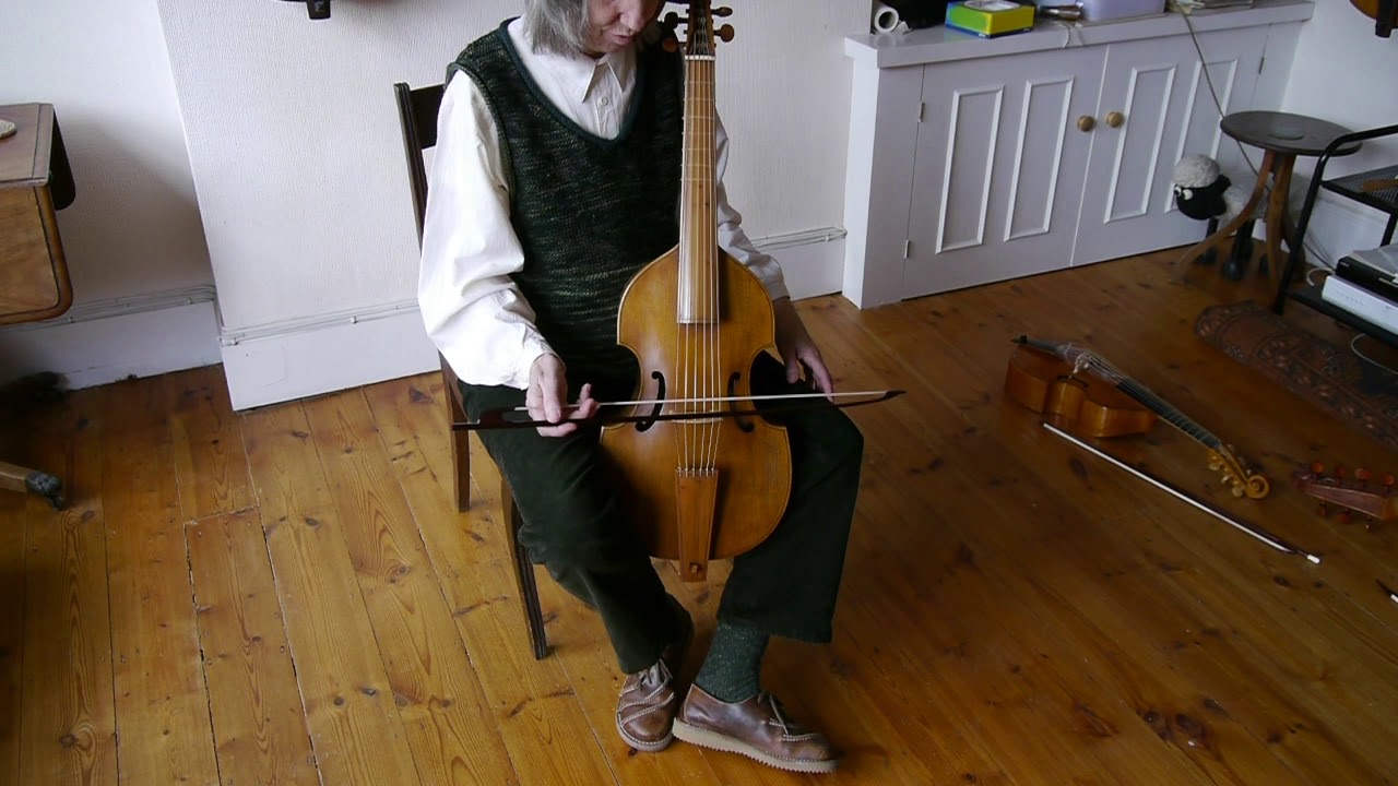 Alison Crum  – Holding the tenor viol