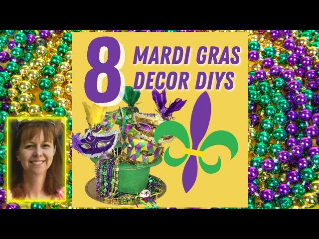 Mardi Gras Birthday Banner Decorations Supplies, Mardi Gras Theme Party  Decorations, New Orleans Garland for Boys Girls 1st Birthday Party  Decorations, Masquerade Party Supplies 