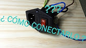 How To Connect 3 Pin Iec320 C14 Power Adapter Youtube