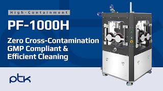 Advanced Pharmaceutical Capsule Filling Machine Ptk Pf-1000H With Wip System