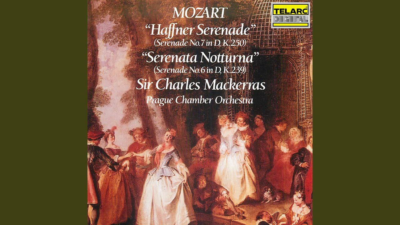 Watch Mozart: Serenade No. 7 in D Major, K. 250 "Haffner": II. Andante on YouTube Watch Mozart: Serenade No. 7 in D Major, K. 250 "Haffner": II. Andante on YouTube