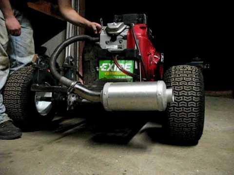 Beefy Go kart Honda gx610 Vtwin - YouTube honda gx670 wiring diagram 