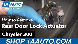 How To Replace Rear Door Lock Actuator 05-10 Chrysler 300