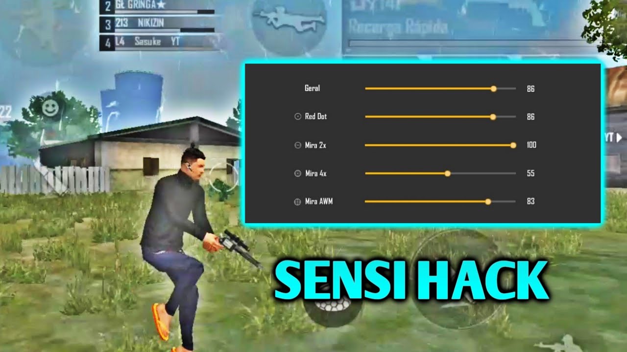 Sensi Nível Hack - Free Fire - DFG