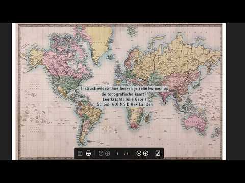 Video: Hoe vind je het hoogteverschil op een topografische kaart?