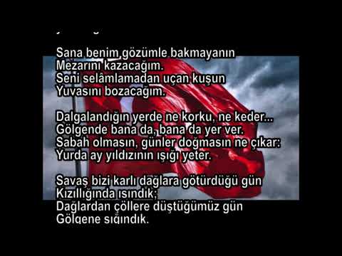 ARİF NİHAT ASYA - BAYRAK ŞİİRİ