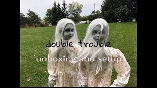 Spirit Halloween Double Trouble | unboxing and setup