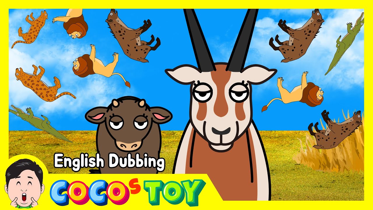 En DubbingㅣThe amazing friendship between the baby buffalo and oryxㅣAnimals name, KidstoonㅣCoCosToy