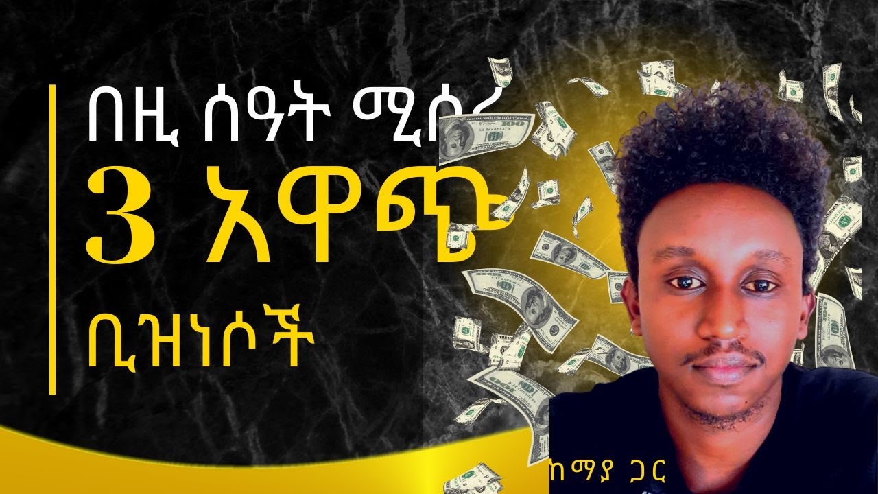 3 አዋጭ የቢዝነስ አማራጮች