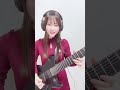 「Iron Maiden/The Trooper」7弦ギターで弾いてみた 【Japanese girl Guitar Cover / アイアンメイデン】#Shorts