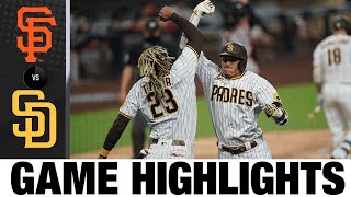 Manny Machado homers in 6-1 win | Giants-Padres Game Highlights 9\/10\/20