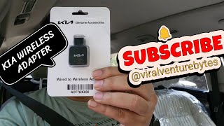 ⚡️Kia official wireless🔥 adapter review 🇮🇳 #kiaclavis #kiaclavisev #automobile #autoreview Kia Wireless Android Auto