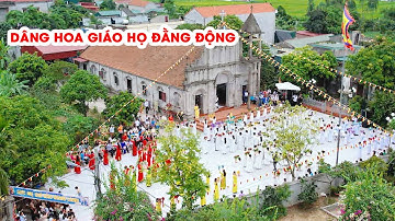 GIÁO HỌ ĐẰNG ĐỘNG (GX AN LỘC) RƯỚC KIỆU DÂNG HOA KÍNH ĐỨC MẸ