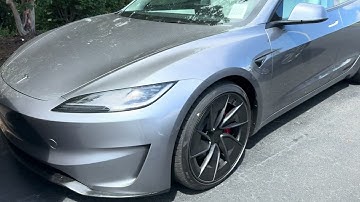 2024 Tesla Model 3 Performance, Quicksilver vs. Silver Metallic, Stealth Grey: