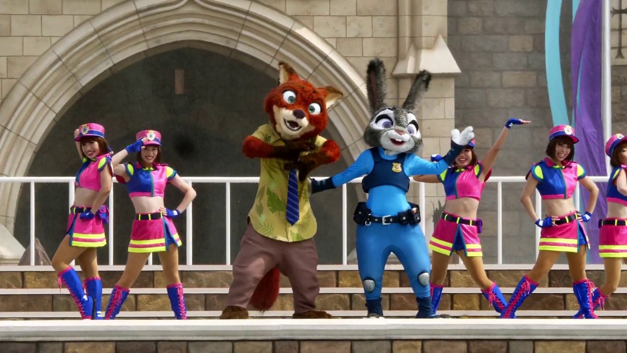 TDL ジュディとニックのジャンピンスプラッシュ - YouTube