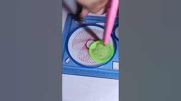 Count the number of circles drawn by pen in total??? #spirograph #viralvideo #viral #youtubeshorts