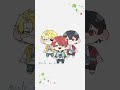 【からぴち】信号機組でバンバラバン　#イラスト #カラフルピーチ #からぴち #からぴちイラスト
