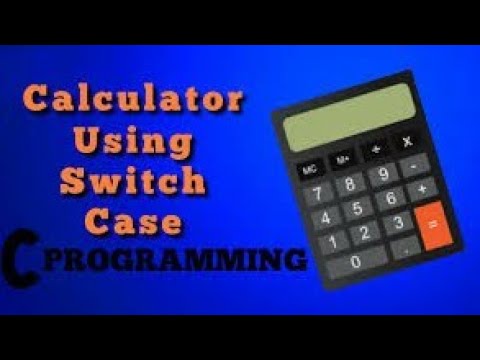 C language:Switch statement in C: how to make calculator using switch case in c programming language