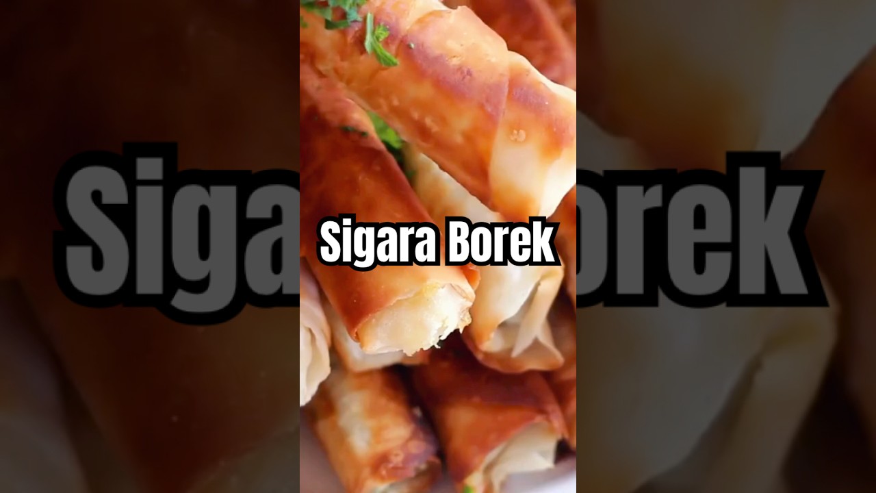 Crispy Sigara Börek Turkish Snack You’ll Love!