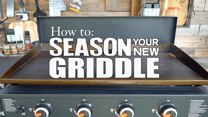 How To Season a New Blackstone Griddle | Blackstone Griddle