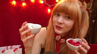 [ASMR] Valentines Day Girlfriend Roleplay | Eating Chocolate & Giving You Kisses screenshot 5