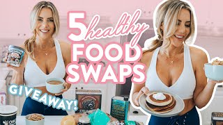 5 Healthy Food Swaps for Weight Loss | GIVEAWAY + My easy food hacks! screenshot 4
