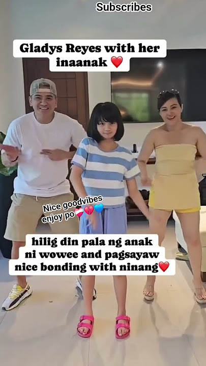 wow inaanak galing.wowie and ms gladys for goodvibes#youtube #shortvideo #filipinoactress #actor#