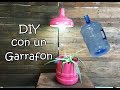 Lampara con un Garrafon - carboy lamp DIY