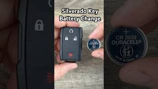 2014 - 2023 CHEVY SILVERADO Key Fob Battery Replacement - How To Change Replace #carkeybattery #diy