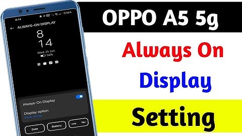 OPPO A5 5g Me Always On Display Setting kaise On Kare ( Always On Display Setting on 2025 )