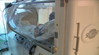 Hyperbaric treatment uses oxygen to help heal frostbite injuries