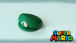 🔴 DIY How to Make a LUIGI'S HAT Charm- Easy Polymer Clay, plastilina and Fondant Cakes Tutorial