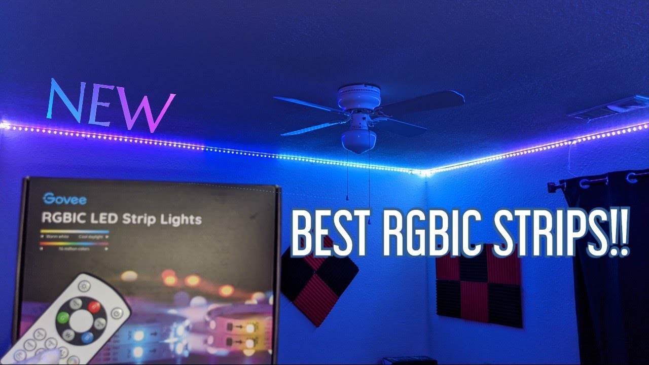 BEST LED Strips  Govee 32.8ft RGBIC strips music synced!! 
