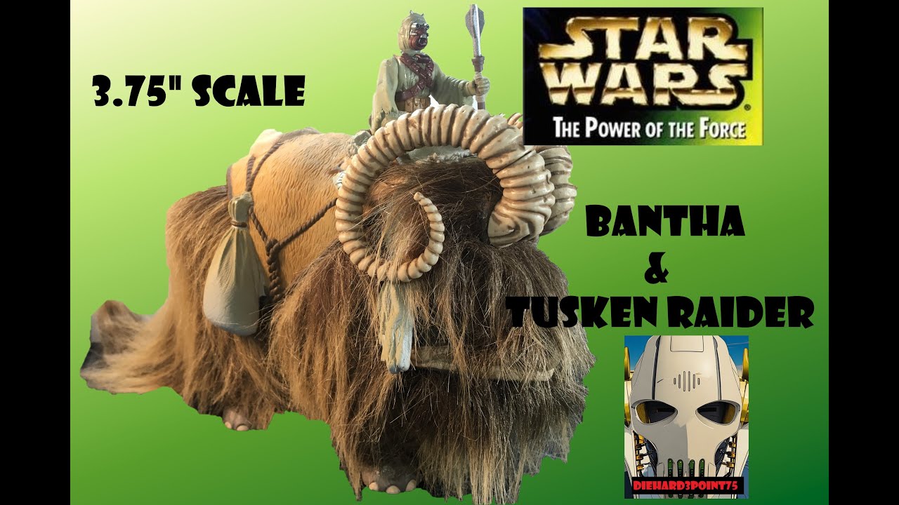 Power of the Force 2 Bantha & Tusken Raider - YouTube