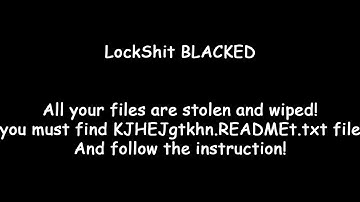 || SOLVED || LockShit BLACKED (.KJHEJgtkhn) Chaos Family Ransomware Virus – removal and decryption