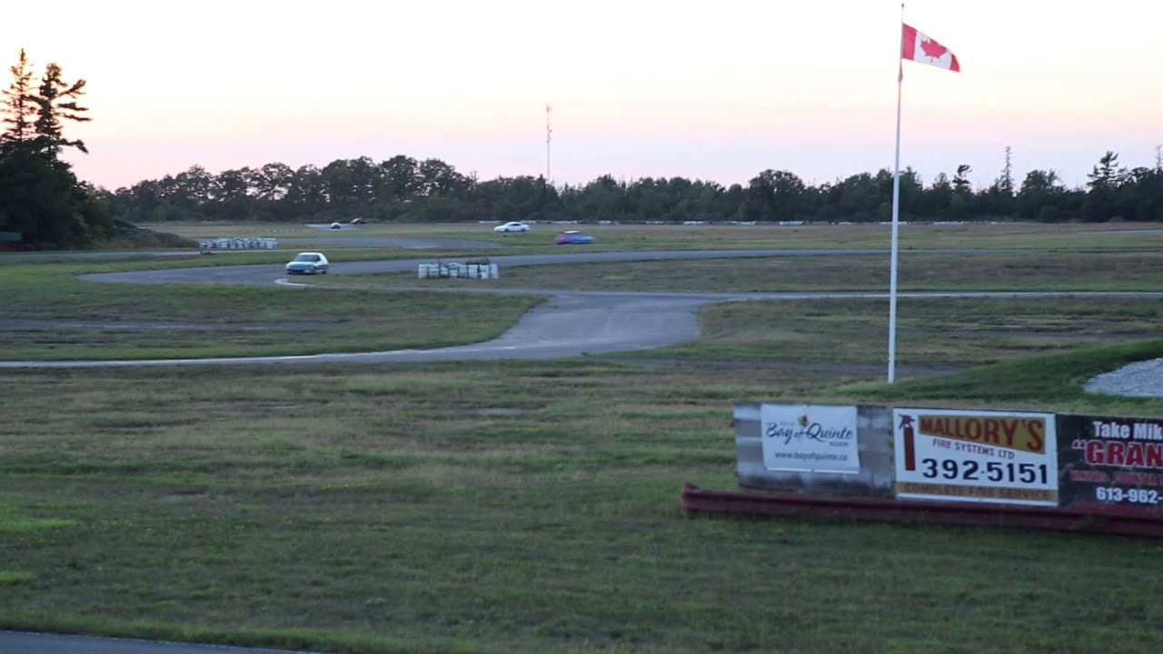 Supercharged ES300 doing one easy lap at Shannonville race track YouTube