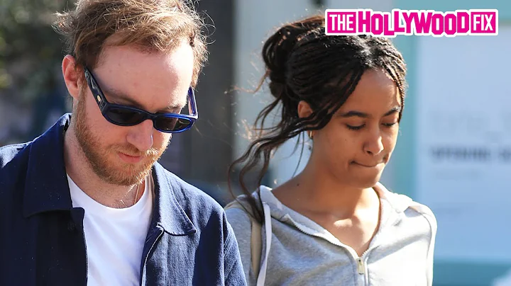 Malia Obama Enjoys Good Conversation With A Friend...