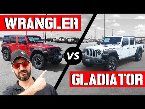 Video: Ist ein Jeep-Gladiator ein Wrangler?